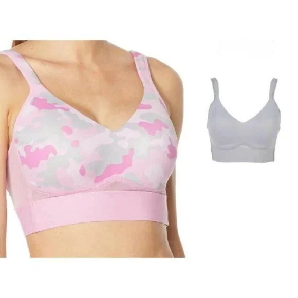 Rhonda Shear Molded Cup Bra with Mesh Back Set of Two LARGE - Picture 5 of 10